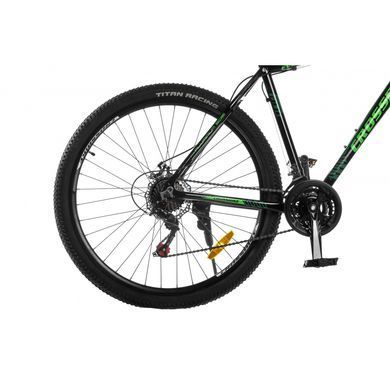 Велосипед CrossBike 29" Everest 2024 рама-21" black-green