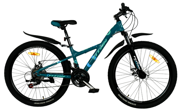 Велосипед Titan 26"Calypso , рама 13" dark green-blue