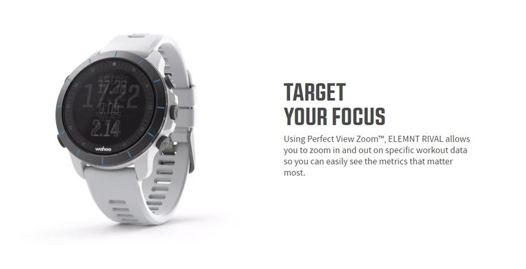 Смарт часы Wahoo Elemnt Rival Multi-Sport GPS Watch White - WF140WT