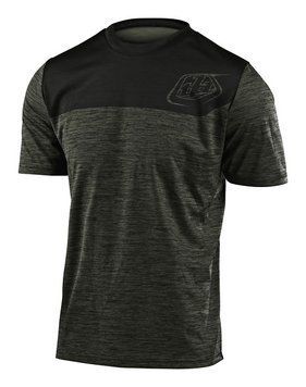 Джерсі TLD Flowline S/S Jersey [Shield Heather Green/Black] розмір MD
