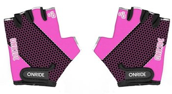 Велоперчатки Onride Gem розовый-серый 9-10(р)