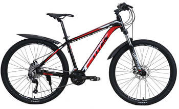 Велосипед Titan 27,5" Germes V2 рама 20" black-red