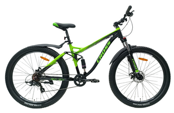 Велосипед Cross 29*3" Apache 2024 Рама-18" black-green