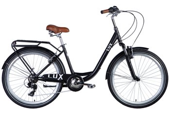 Велосипед 26" Dorozhnik LUX AM 2024 (чорний)