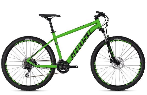 Велосипед Ghost Kato 3.7 27.5 ", зелено-чорний, 2020