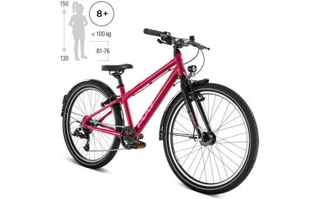 Велосипед Puky CYKE 24-8 ALU ACTIVE Berry Freewheel 4469, 8 років+