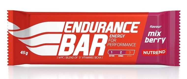 Спортивное питание Nutrend Endurance Bar, 45 г, ягодный микс