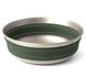 Миска складная Sea to Summit Detour Stainless Steel Collapsible Bowl, Laurel Wreath Green, L 1 из 5