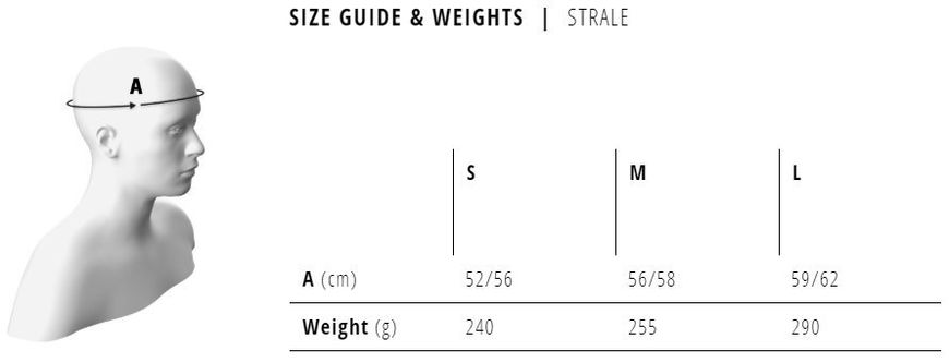 Шлем Met Strale Black/White/Matt M 52-58 cm