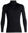 Термокофта Icebreaker 200 Oasis LS Half Zip MEN BLACK L