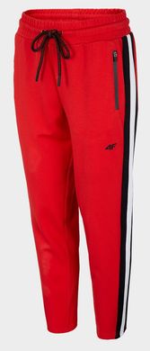 Штаны 4F цвет: красный черно белая боковая полоса