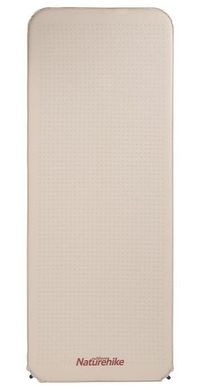 Самонадувний килимок одномісний Naturehike NH20DZ002, 60 мм, бежевий