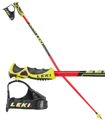 Палки лыжные Leki Carbon GS TR/TSPS V2 neonred-black-white