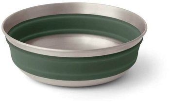 Миска складна Sea to Summit Detour Stainless Steel Collapsible Bowl, Laurel Wreath Green, M