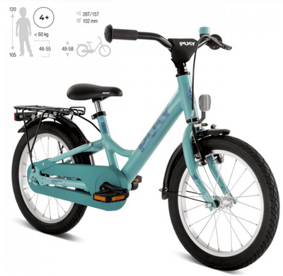 Велосипед Puky YOUKE 16 ALU Gutsy Green 4231, 4 роки+