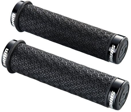 Грипсы SRAM DH Silicone Locking Grips Black with Double Clamps & End Plugs