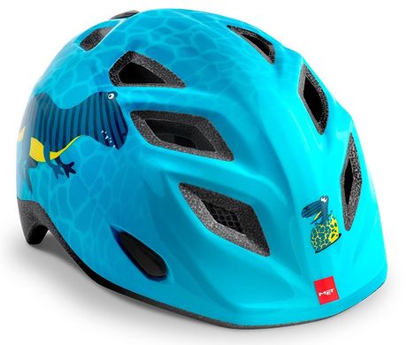 Шлем Met Genio Blue Dinosaurs/Glossy 52-57 cm