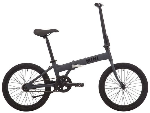 Велосипед 20" Pride MINI 1 темно-сірий/чорний, 2020