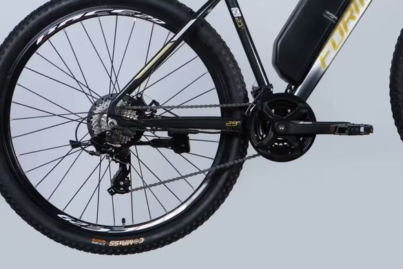 Велосипед с электроприводом 29" AL Formula eF-1 DD CS рама-21" 48B 12.5А*г 500Вт серебристо-черный 2026