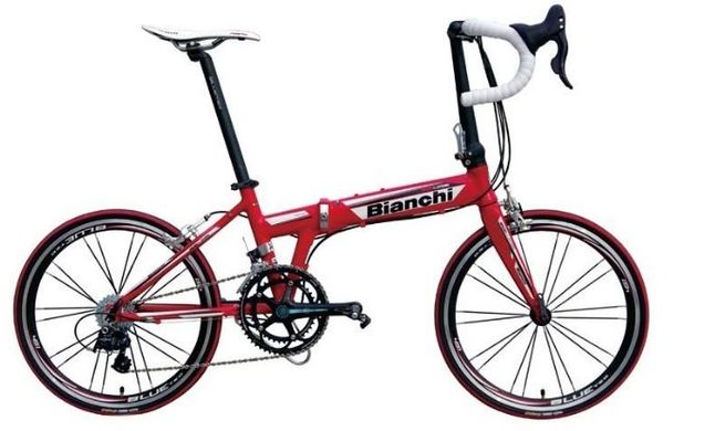 Велосипед Bianchi SPAZIO folding bike Veloce (Y1BE2I20A4) красный