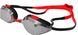 Окуляри для плавання TYR Edge-X Racing Mirrored, Silver / Red 1 з 3