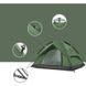 Палатка четырехместная автоматическая Naturehike NH21ZP008, темно-зеленая 4 из 8