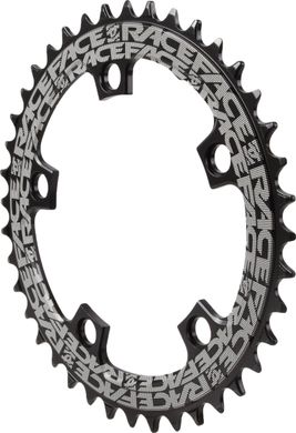 Зірка RaceFace CHAINRING, NARROW WIDE, 110X38T, BLK, 10-12S