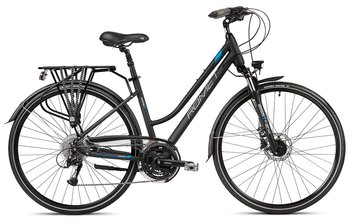 Велосипед Romet Gazela 5.1 чорно-синій 20 L 2023