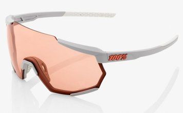 Велоокуляри Ride 100% RACETRAP - Soft Tact Stone Grey - HiPER Coral Lens, Mirror Lens