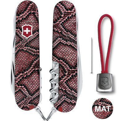 Ніж Victorinox Huntsman Design 91мм, 15 функц., Принт Шкіра пітона
