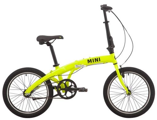 Велосипед 20" Pride MINI 3 неон/лайм, 2020