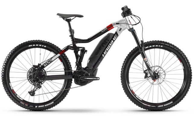 Велосипед Haibike XDURO AllMtn 2.0 500Wh 12 s. NX Eagle 27.5 ", рама M, чорно-сіро-червоний, 2020