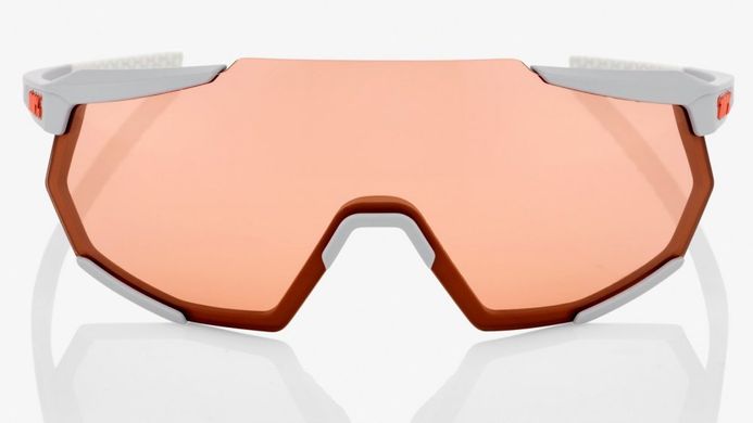 Велоочки Ride 100% RACETRAP - Soft Tact Stone Grey - HiPER Coral Lens, Mirror Lens