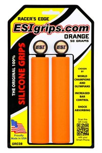 Грипсы ESI Racer's Edge Orange (оранжевые)