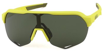 Очки Ride 100% S2 - Soft Tact Banana - Grey Green Lens, Colored Lens