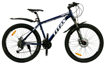 Велосипед Titan 26" Cobra 2022 , рама-17" blue