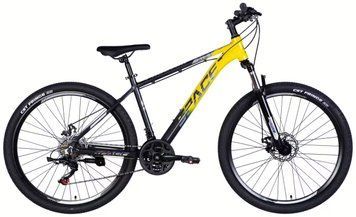 Велосипед AL 27.5" Space PHAETON DD FR рама-17" сіро-жовтий 2026