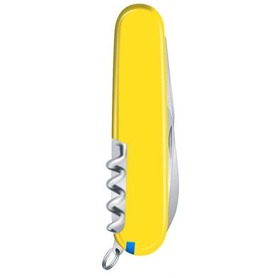 Нож складной Victorinox WAITER UKRAINE, сине-желтый, 0.3303.2.8