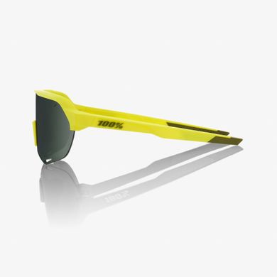 Окуляри Ride 100% S2 - Soft Tact Banana - Grey Green Lens, Colored Lens