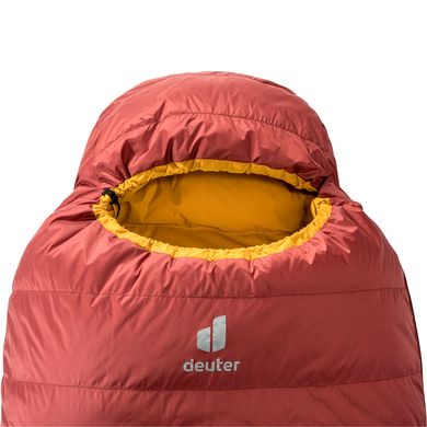 Спальный мешок Deuter Astro 300 цвет 5908 redwood-curry левый