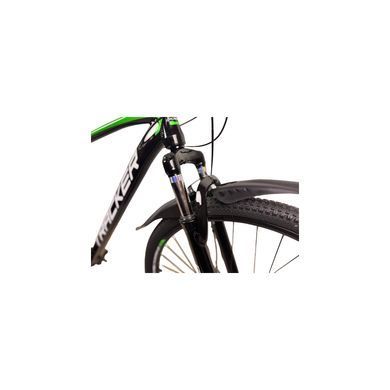 Велосипед CrossBike 29" Tracker 2024 Рама 21" black-green