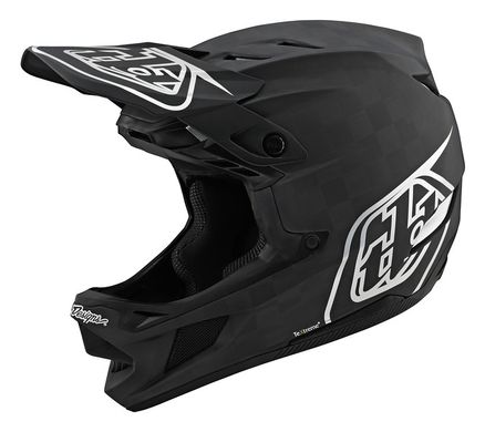 Вело шлем фуллфейс TLD D4 Carbon [Stealth Black/Silver] размер XL