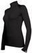 Термофутболка з довгим рукавом Icebreaker BF 150 LS Atlas Zip WMN black XS