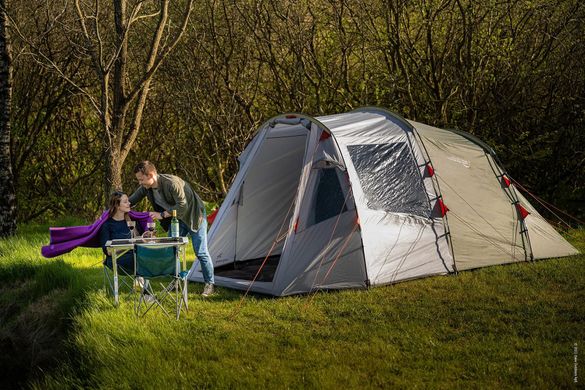 Палатка четырехместная Easy Camp Huntsville 400 Green/Grey