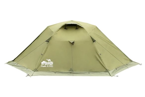 Палатка Tramp Peak 3 (V2) зеленая (TRT-026-green)