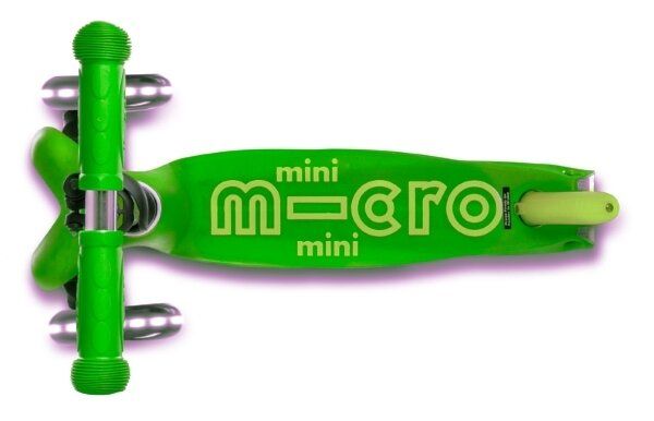 Самокат Mini Micro Deluxe Green LED
