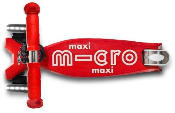 Самокат Maxi Micro Deluxe Red LED