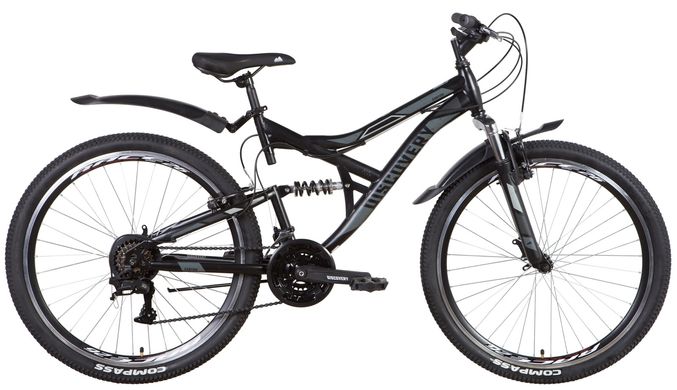 Велосипед 26" Discovery CANYON AM Vbr 2022 (чорно-сірий)
