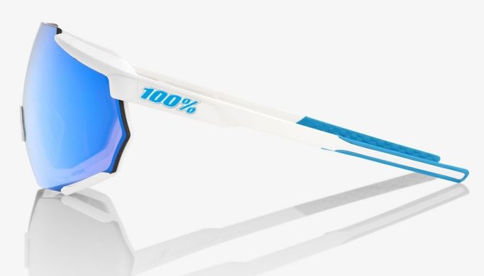 Велоочки Ride 100% RACETRAP - SE Movistar Team White - HiPER Blue Multilayer Mirror Lens, Mirror Lens