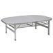 Стіл Bo-Camp Premium Oval 120x80 cm Grey (1404420) 2 з 9